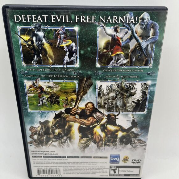 Chronicles of Narnia The Lion the Witch the Wardrobe PS2 Playstation 2 CIB - Picture 3 of 8